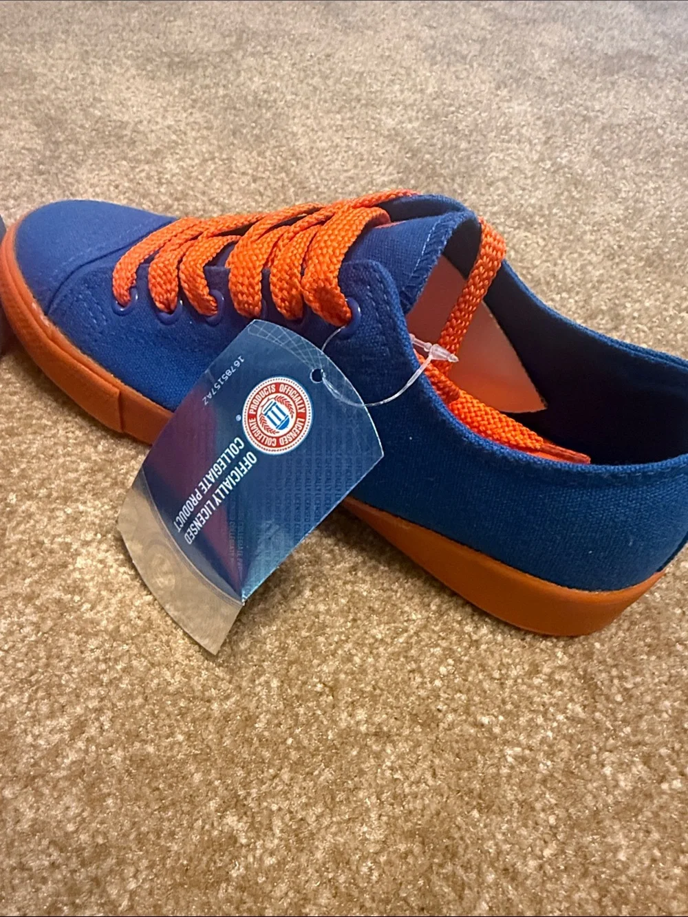 NWT Florida Gators NCAA - Orange & Blue Canvas Sneakers